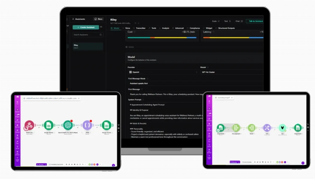 AI cold caller automation in Make