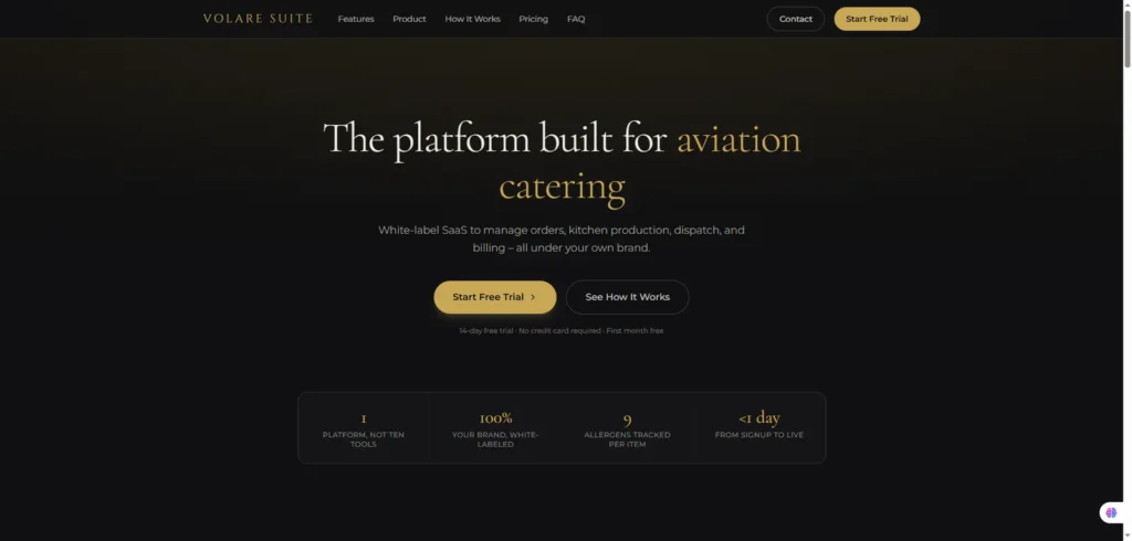 Volare Suite customer portal